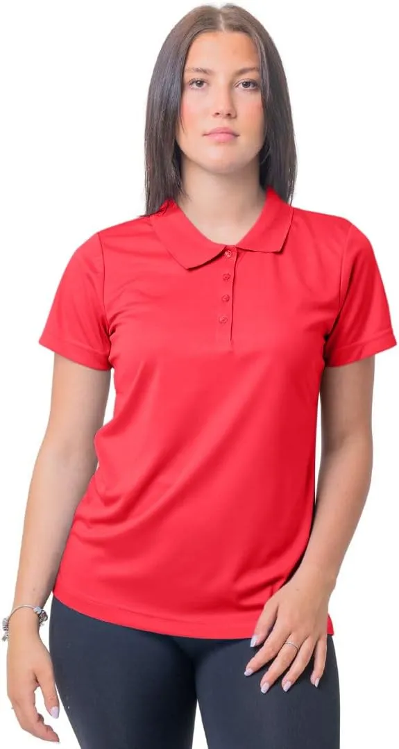 Banu Polo Shirts for Women, Dryfit Womens Polo Shirts Short Sleeve, Collared Women Polo Shirts for Work Moisture Wicking