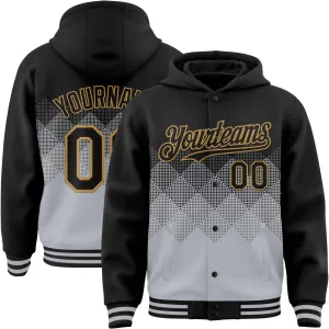 Custom Baseball Hoodie Jackets Men Women Youth Personalized Varsity Letterman Jackets Stitched Name Number Logo