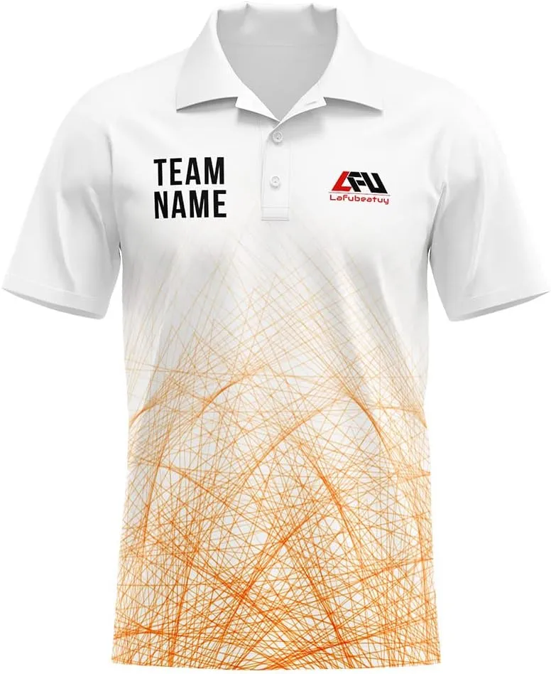 Custom Polo Shirts Print Personalized T-Shirts Uniform for Men Women Boy