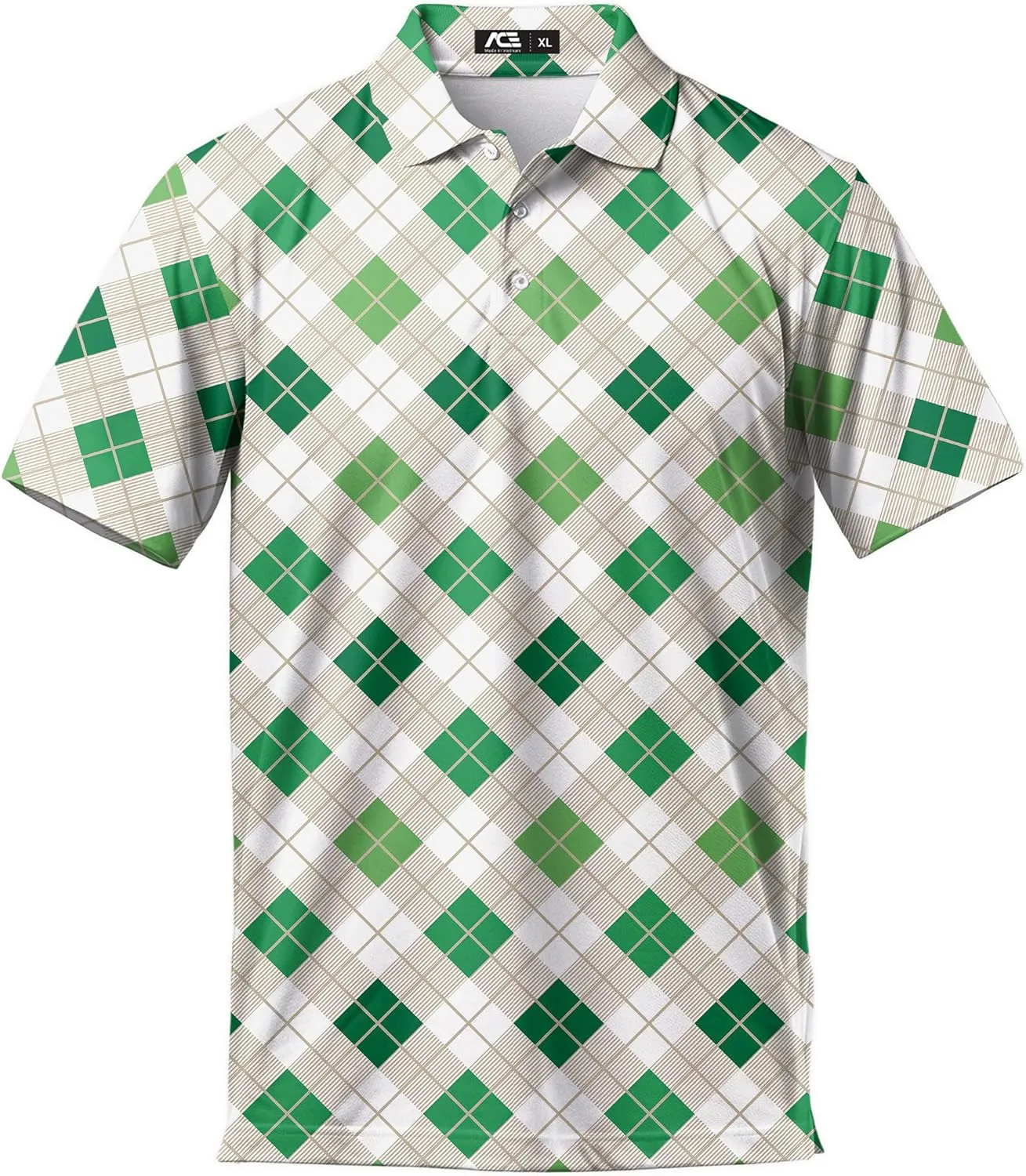 Funny Golf Shirts for Men, Hawaiian Polo Shirts for Men Unisex Casual Shirt Mens Polo Shirts Short Sleeve