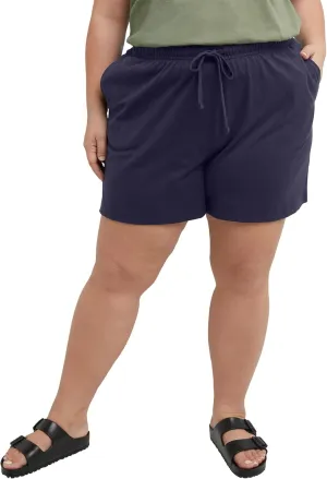 Hanes Women's Originals Shorts, Cotton Jersey Shorts, Gym Shorts For Women, 2.5, Plus Size Available