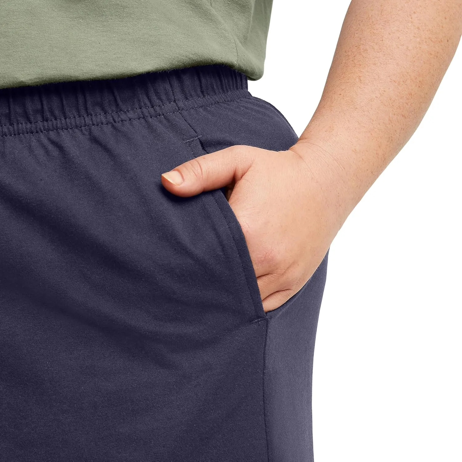 Hanes Women's Originals Shorts, Cotton Jersey Shorts, Gym Shorts For Women, 2.5, Plus Size Available