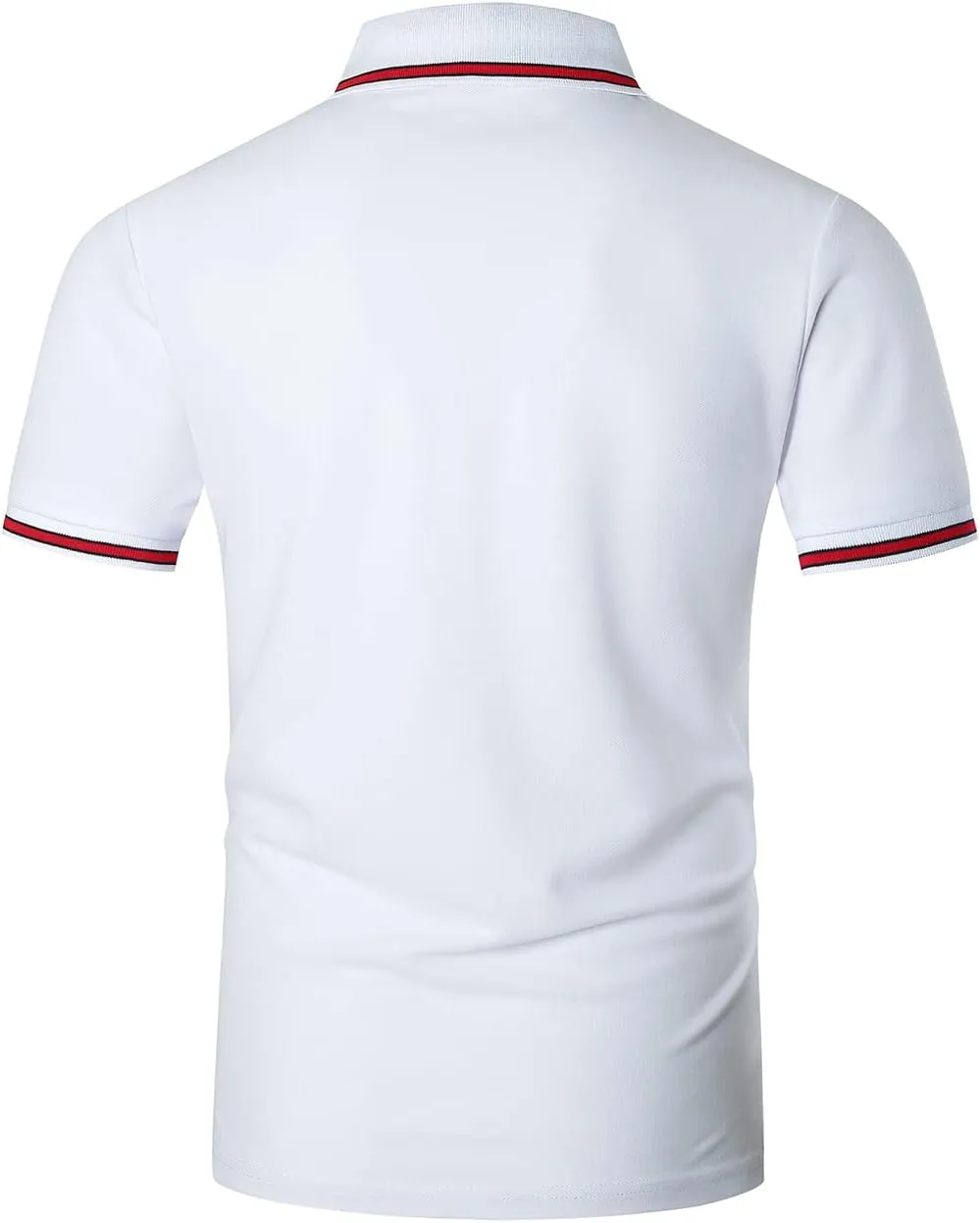 Mens Polo Shirts Short Sleeve Regular-Fit Quick-Dry Golf Polo Shirt Casual T Shirts Collared Shirts Short Sleeve