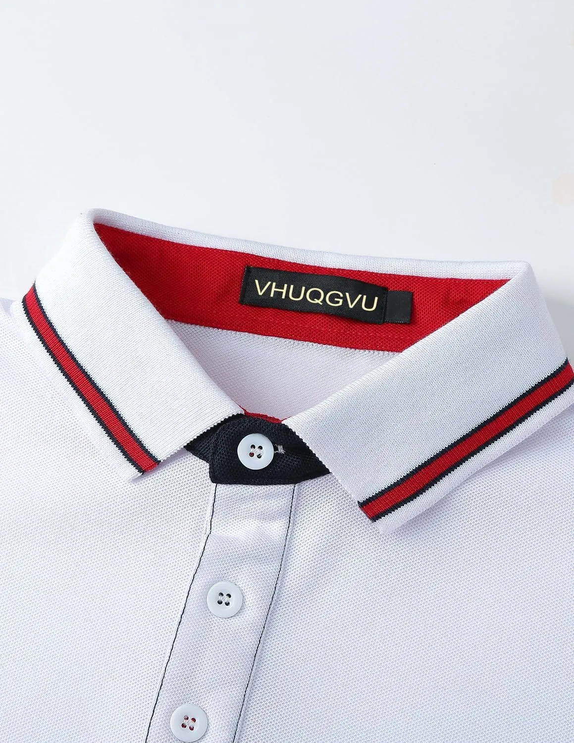 Mens Polo Shirts Short Sleeve Regular-Fit Quick-Dry Golf Polo Shirt Casual T Shirts Collared Shirts Short Sleeve