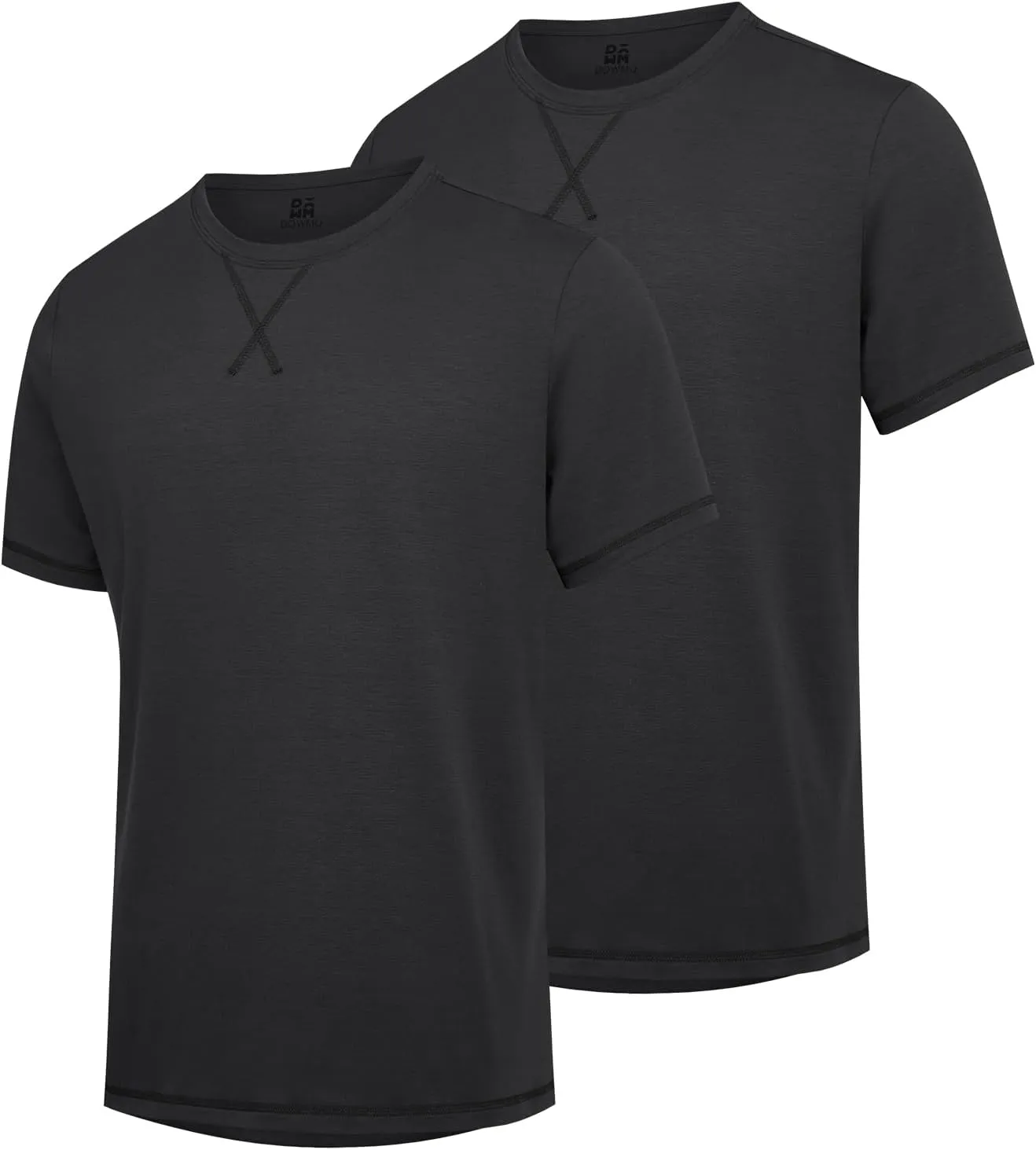 Mens T Shirts Casual Crewneck Short Sleeve Cotton Tee Shirts Hipster Hip Hop Longline T-Shirt