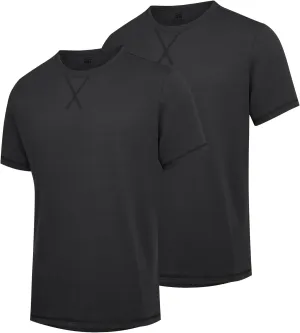 Mens T Shirts Casual Crewneck Short Sleeve Cotton Tee Shirts Hipster Hip Hop Longline T-Shirt