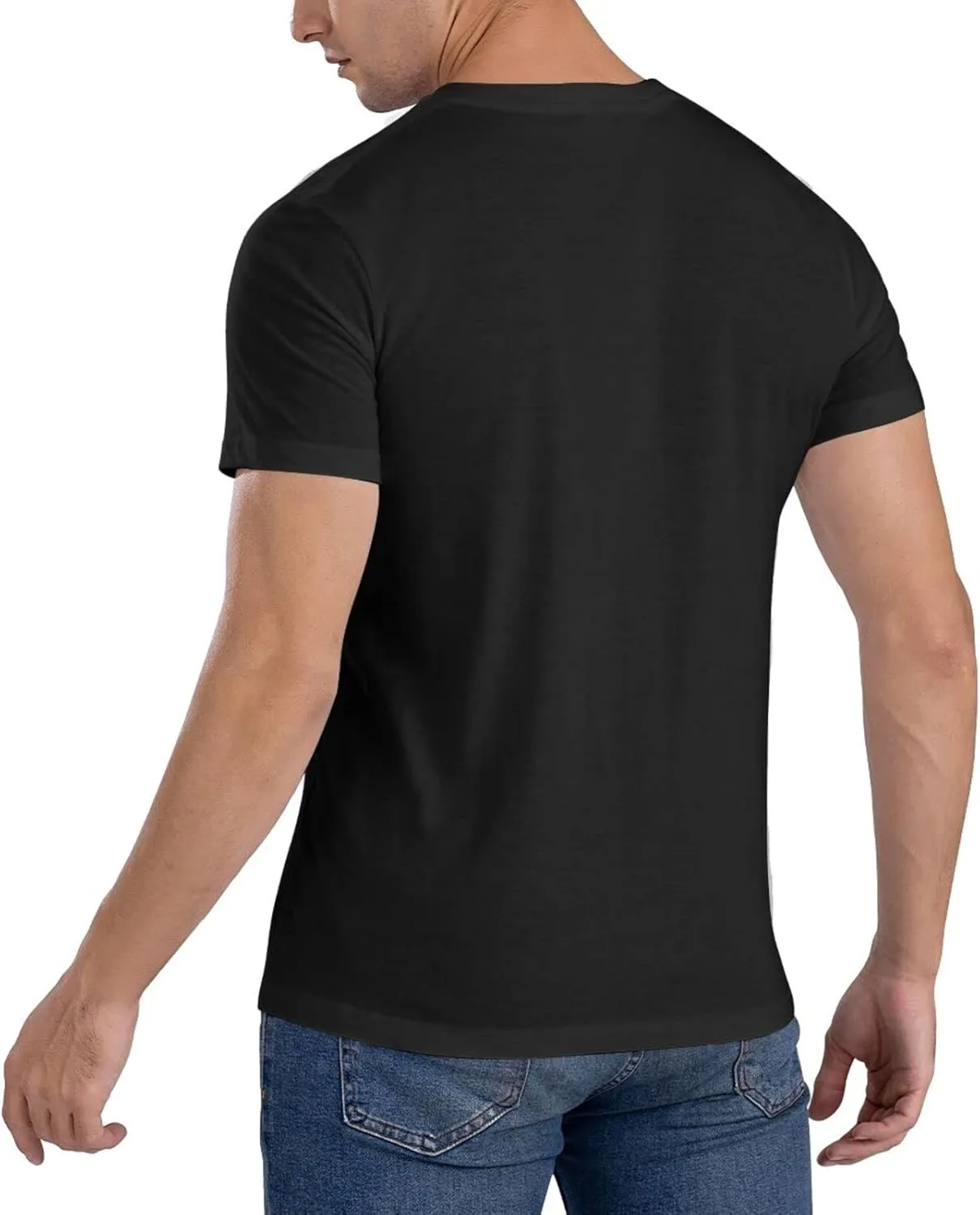Men's T Shirts Short Sleeve Basic Tee Teens Popular Summer Cotton Shirts