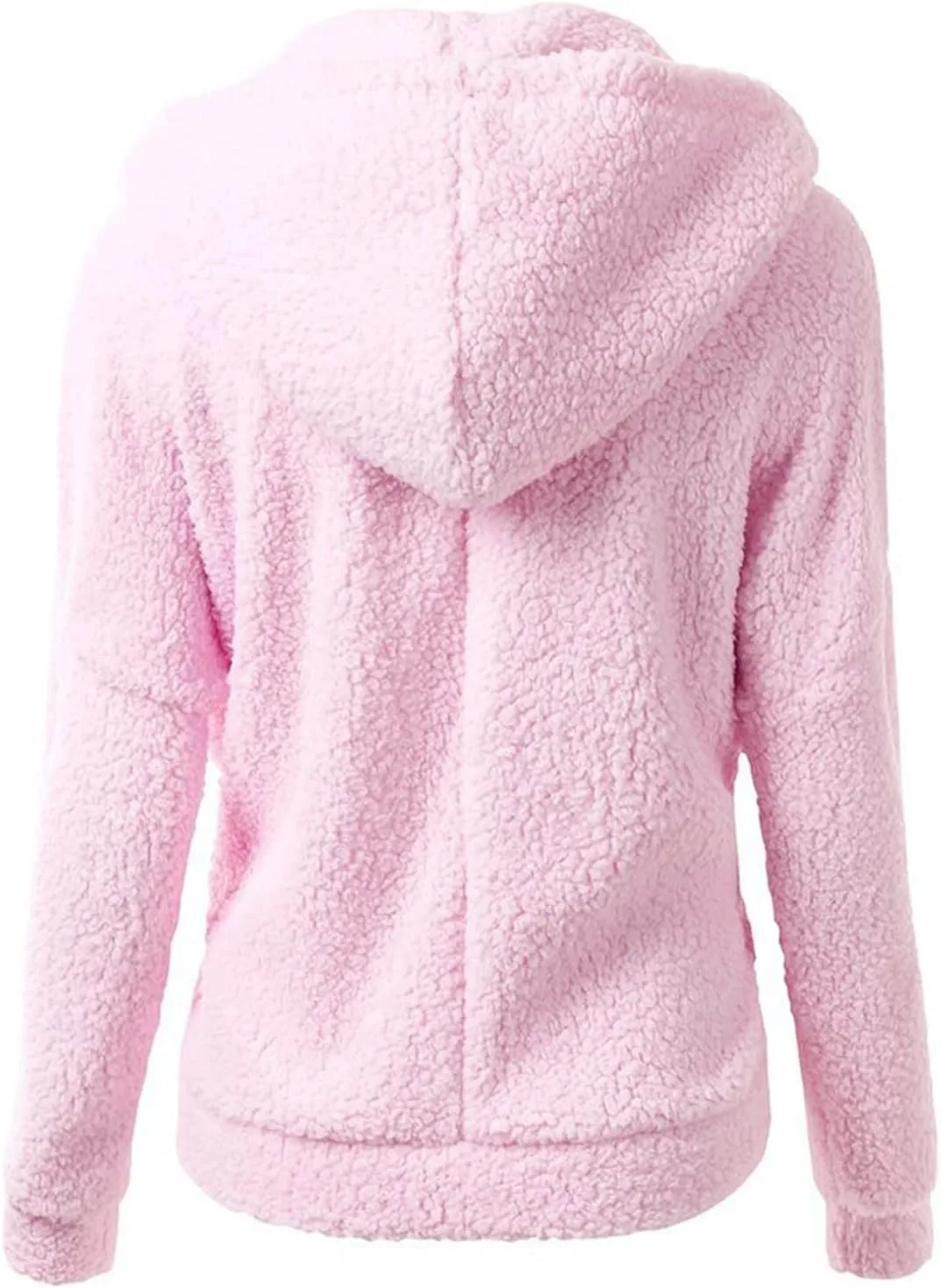 Sherpa Jacket Women Lightweight Fleece Zip Up Hoodie Jackets Casual Cozy Soft Fluffy Fuzzy Sweater Coats with Pockets