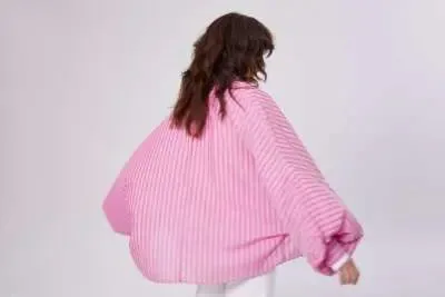 SoS Shirt in Pink and Red Stripe