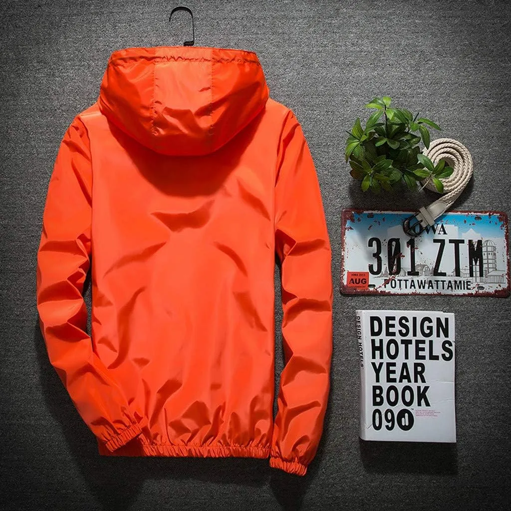 Windbreaker Jackets For Men Stylish Lightweight Long Sleeve Spring Fall Casual Zipper Waterproof Coats Mountain,M-7XL